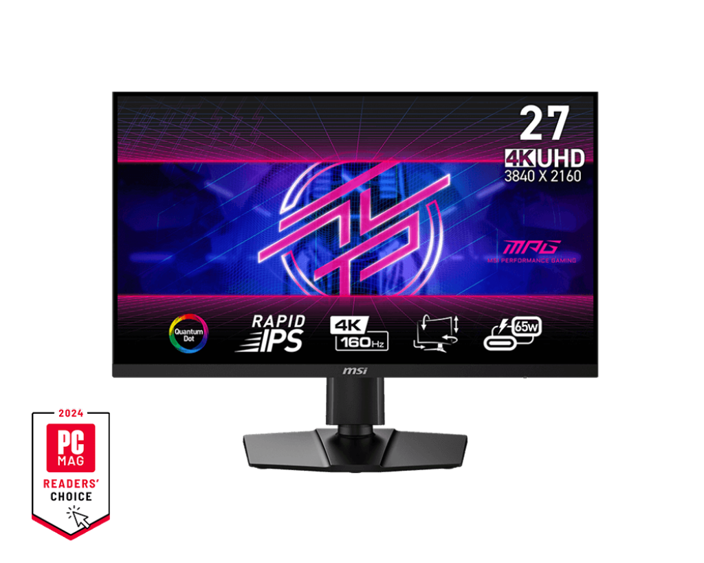 27" Монитор MSI MPG 274URF QD черный 160Hz 3840x2160 IPS, купить в Москве, цены в интернет-магазинах на Мегамаркет