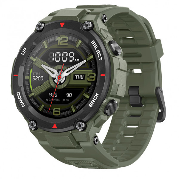 Смарт-часы Amazfit T-Rex Army Green/Green, купить в Москве, цены в интернет-магазинах на Мегамаркет