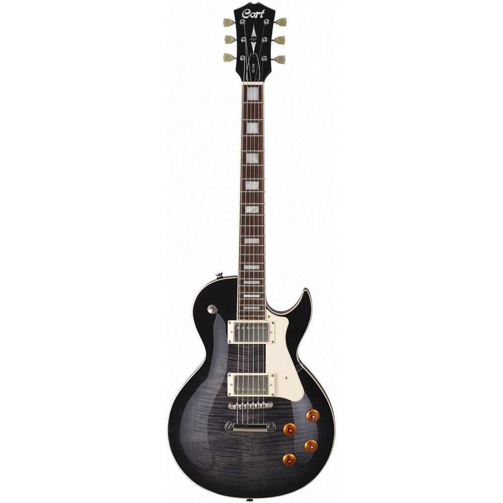 Электрогитара Les Paul Cort CR250-TBK - купить в БИГТВ, цена на Мегамаркет