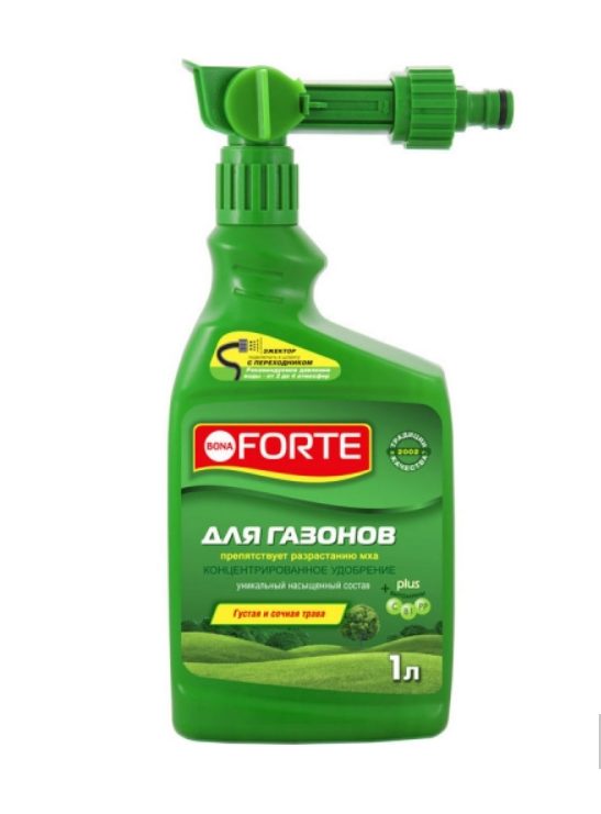 Минеральное удобрение комплексное Bona Forte BF21070011 для газонов 1 л