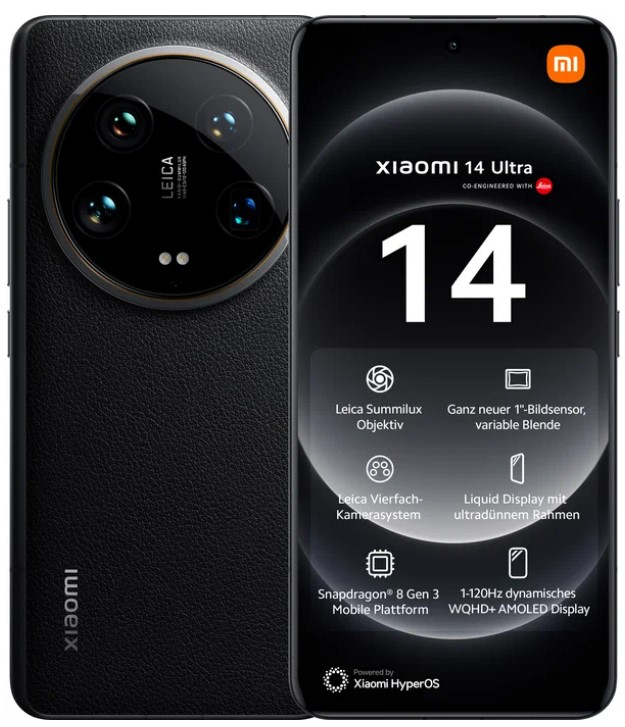 Смартфон Xiaomi 14 Ultra 16/512GB Black (53462), купить в Москве, цены в интернет-магазинах на Мегамаркет