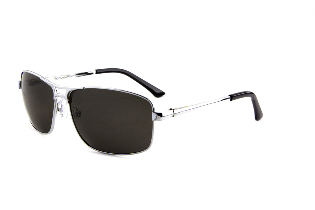 Солнцезащитные очки мужские Tropical GRAYSON черные - купить в Москве, цены на Мегамаркет | 600005656223