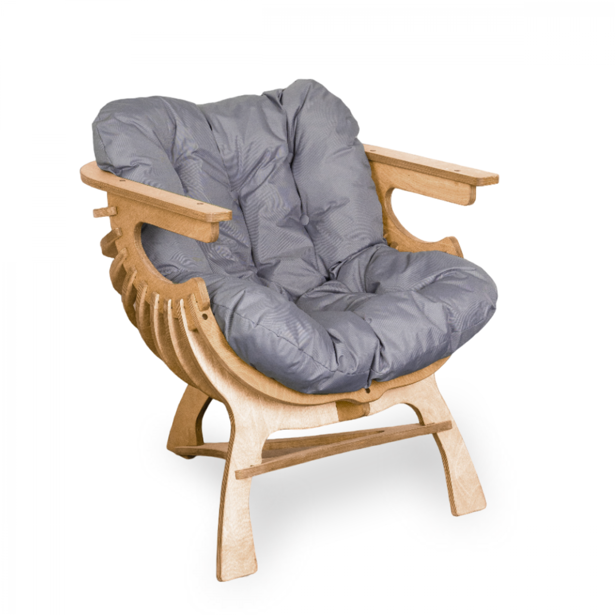 Кресло для отдыха "Ракушка" Axioma.woodshop - купить в Москве, цены на Мегамаркет | 600012356844