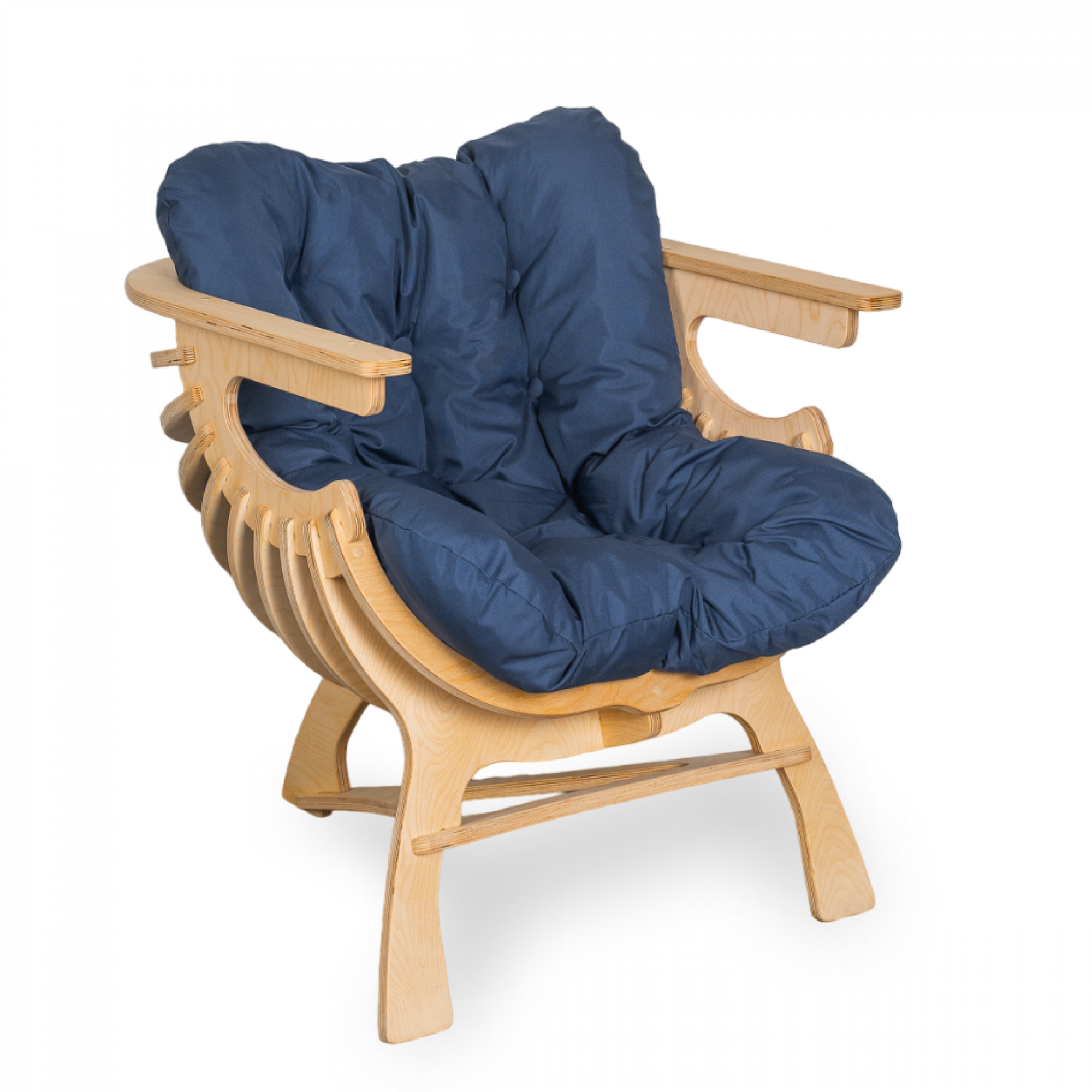 Кресло для отдыха Axioma.woodshop Ракушка - купить в Москве, цены на Мегамаркет | 600012356873