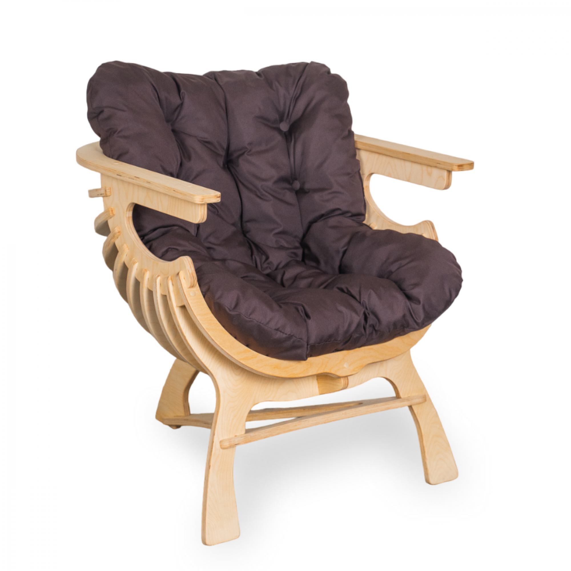 Кресло для отдыха Axioma.woodshop Ракушка - купить в Москве, цены на Мегамаркет | 600012356883