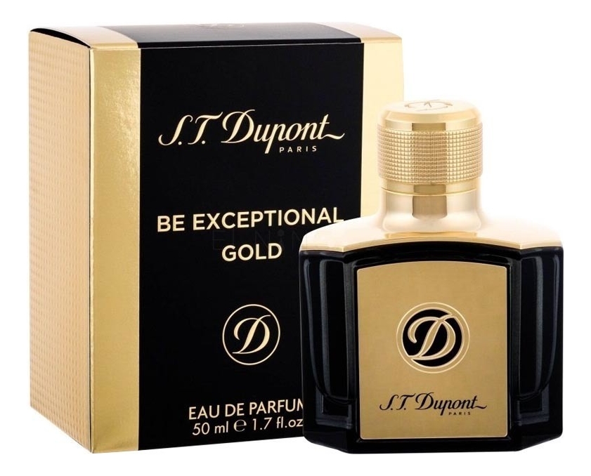 Парфюмерная вода мужская S.T. Dupont Be Exceptional Gold 50 мл - купить в 24PARFUM, цена на Мегамаркет