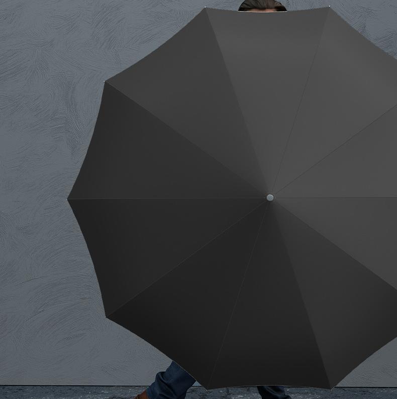 Зонт складной унисекс автоматический  Zuodu Umbrella Smart black