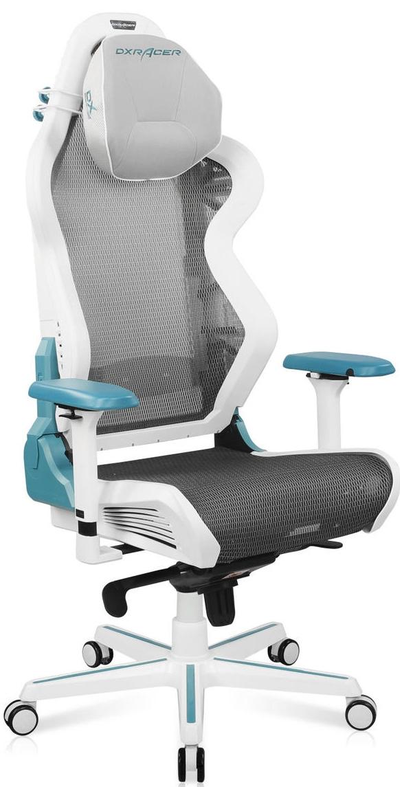 Игровое кресло DXRacer Air D7200 (White/Blue)
