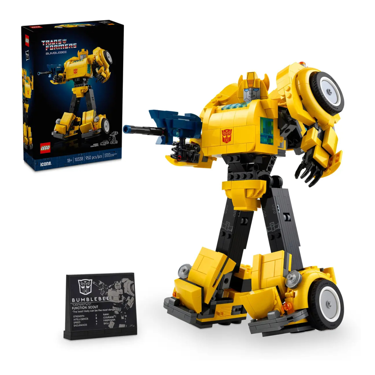 Купить конструктор Lego Icons Transformer Bumblebee 10338, цены на Мегамаркет | Артикул: 100070399619