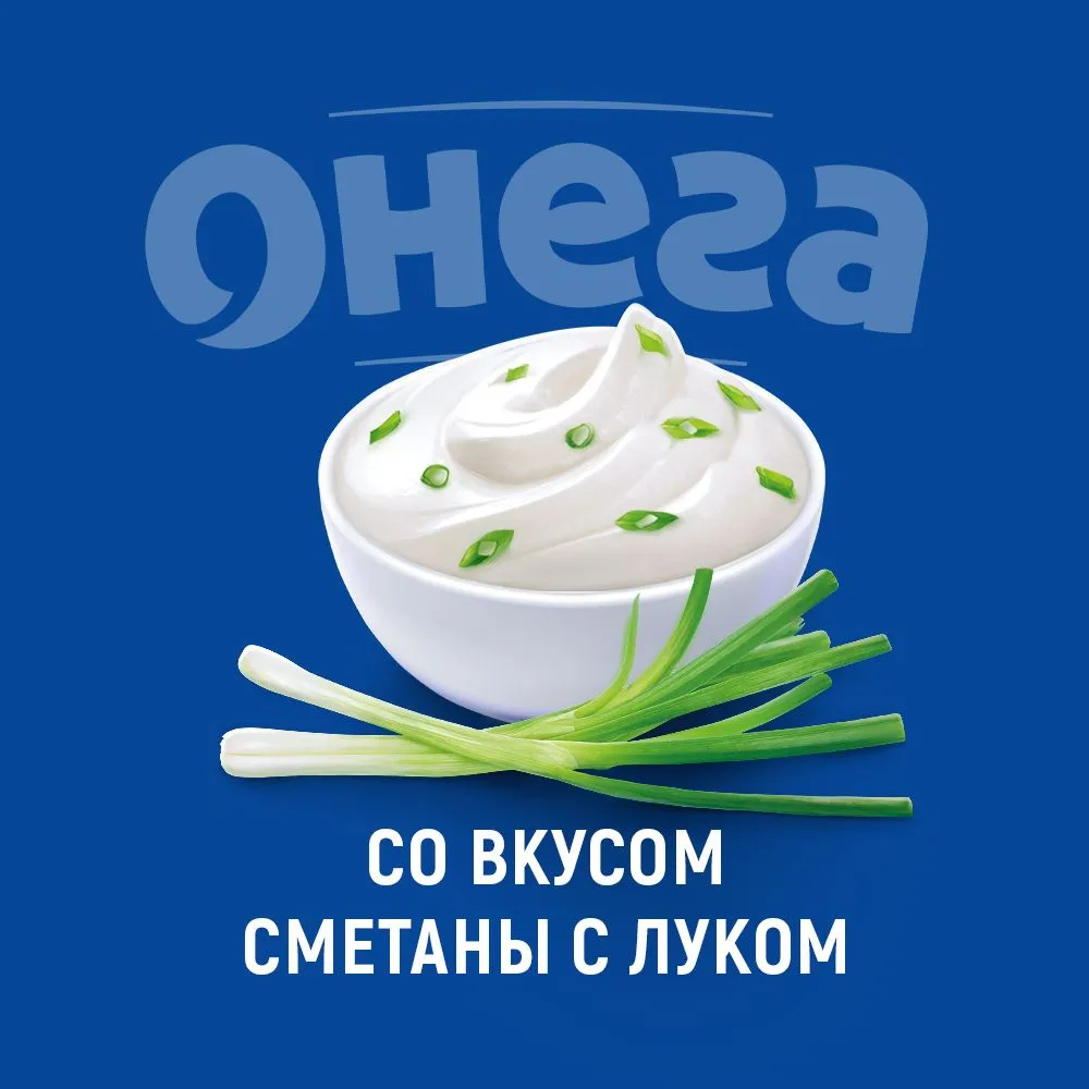 Чипсы Онега картофельные, пластинки, со вкусом сметаны с луком, 90 г -  отзывы покупателей на маркетплейсе Мегамаркет | Артикул: 100050133681