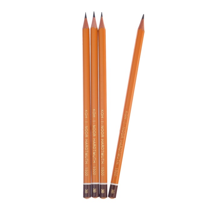 Купить набор чернографитных карандашей 4 штуки Koh-I-Noor .