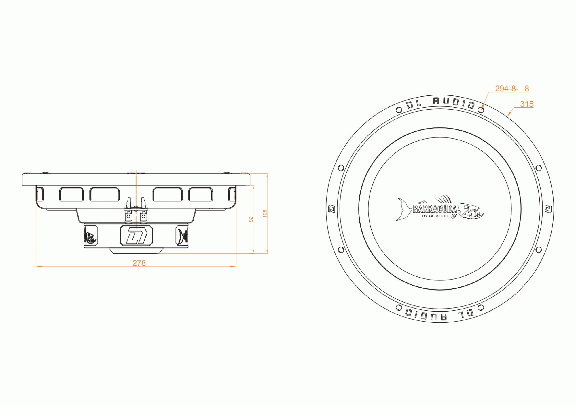 Dl 12 flat. Катушка на саб барракуда 12. саб барракуда. barracuda 10 flat. для аудио барракуда размеры.