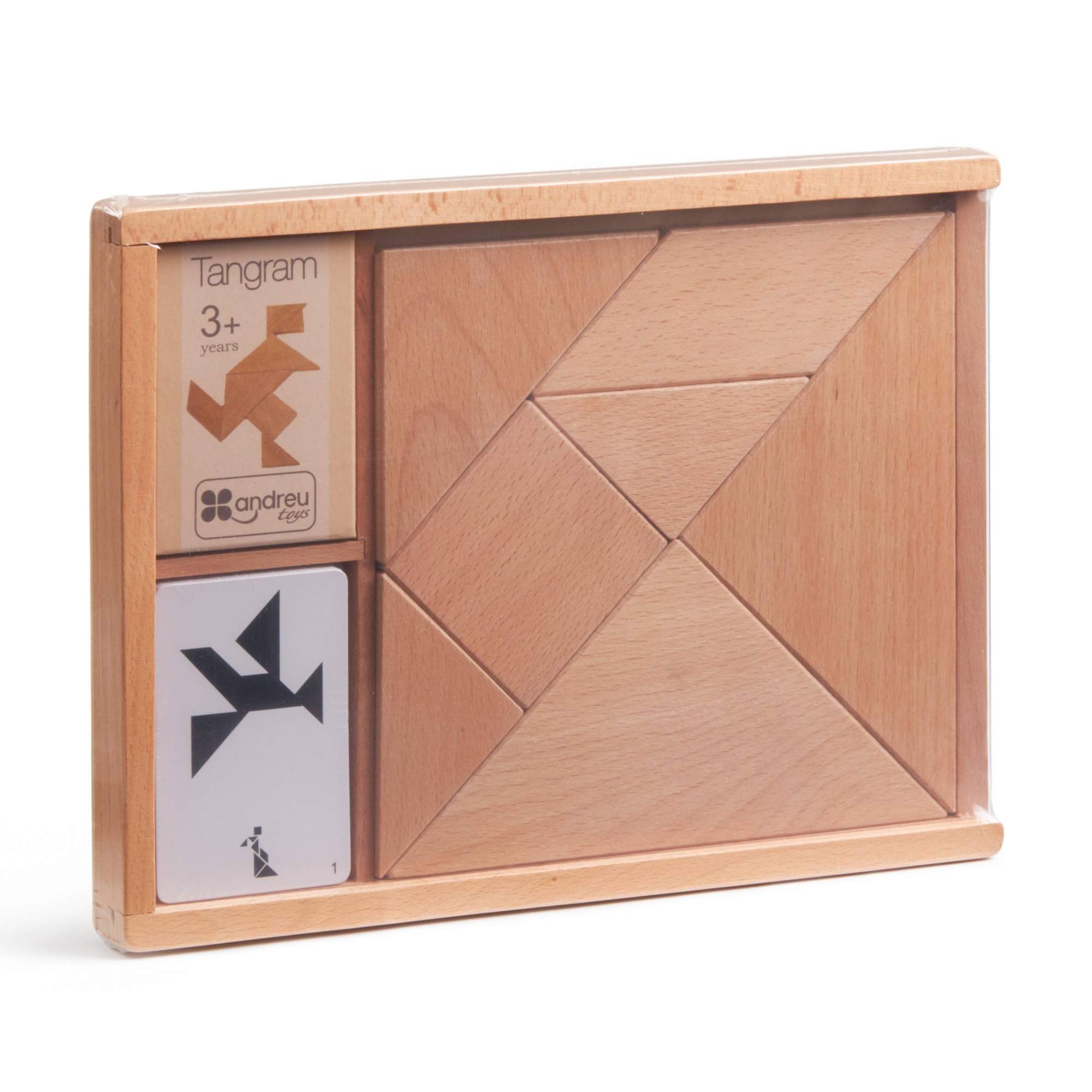 Toys головоломка. Tangram Walnut.