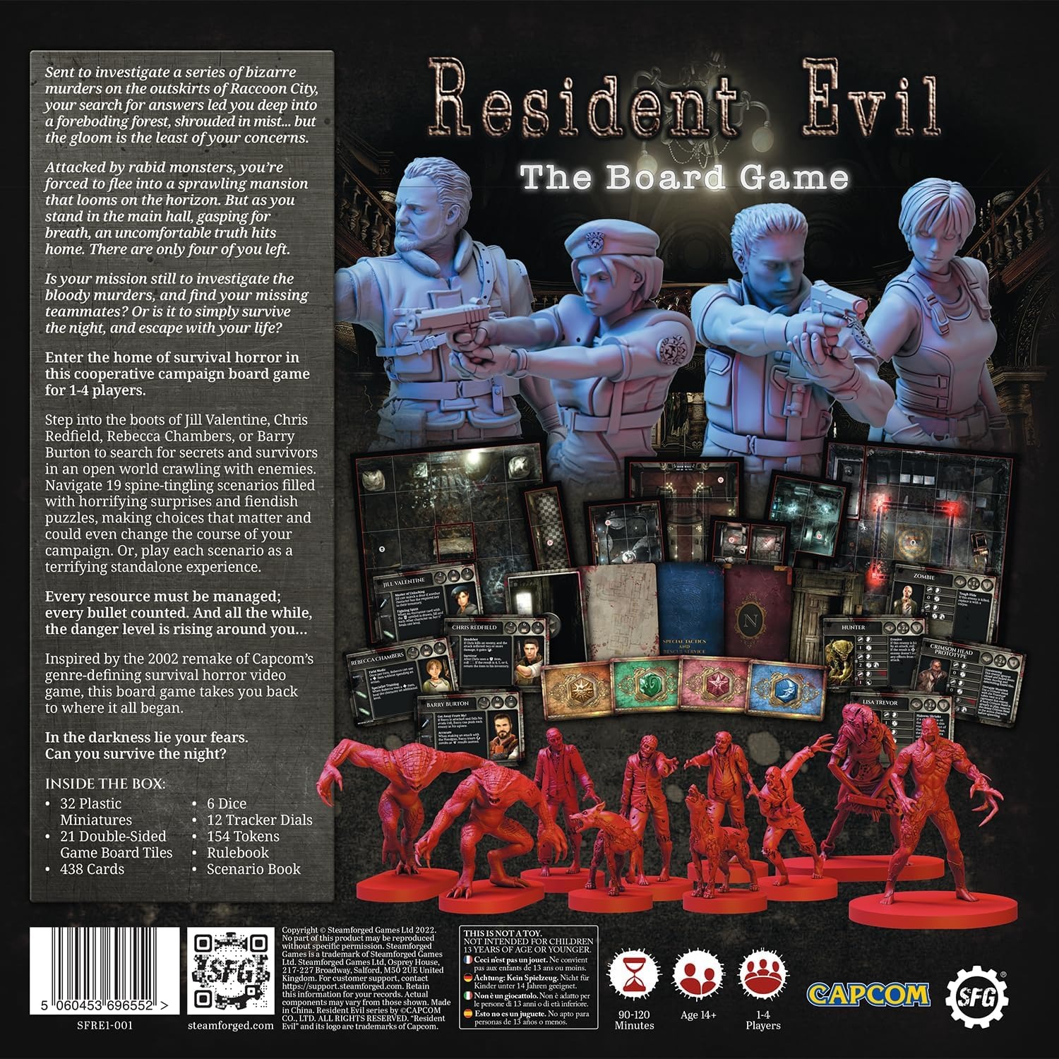 Steamforged Games Ltd. The Board Game Resident Evil - купить настольная игра  Steamforged Games Ltd Resident Evil The Board Game, на английском, цены в  Москве на Мегамаркет