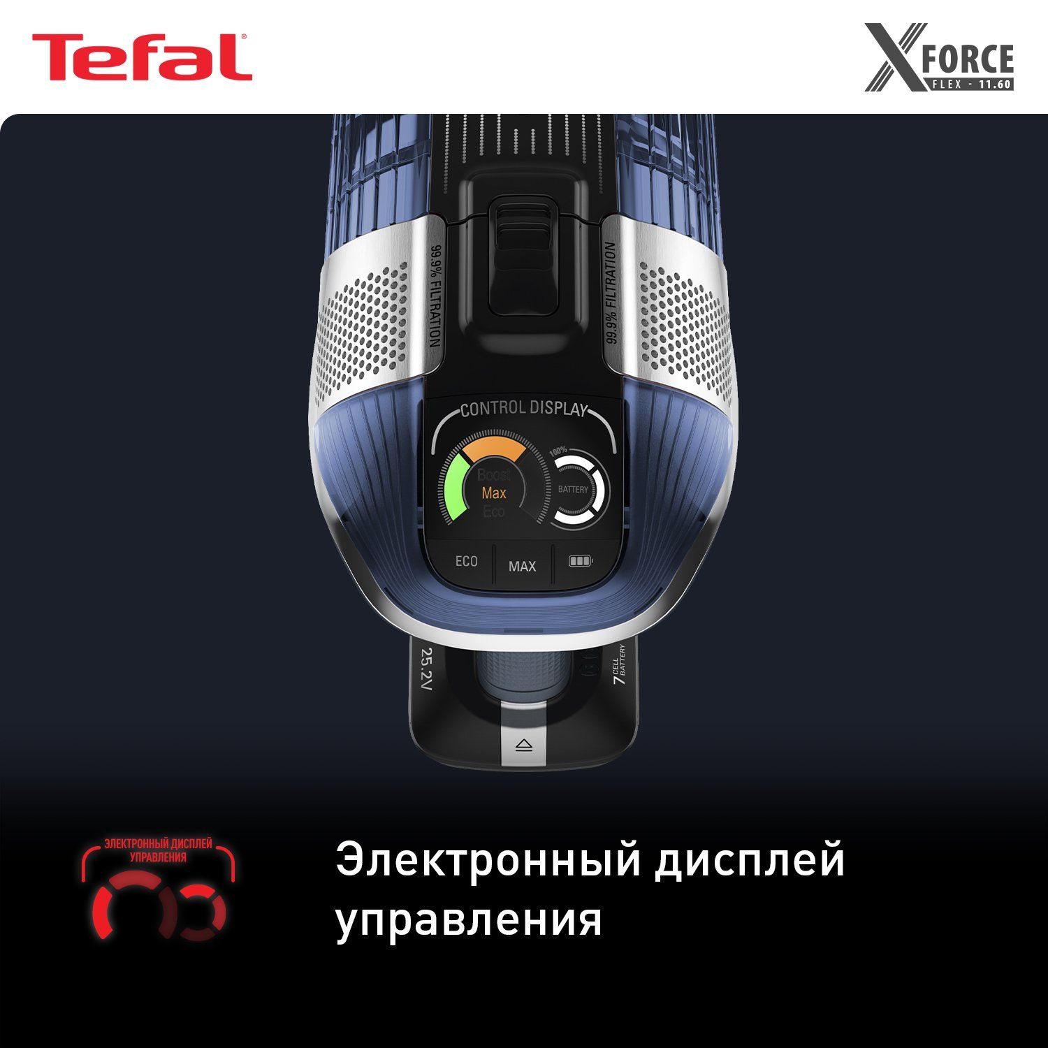 Вертикальный пылесос Tefal TY9890WO, купить в Москве, цены в  интернет-магазинах на Мегамаркет