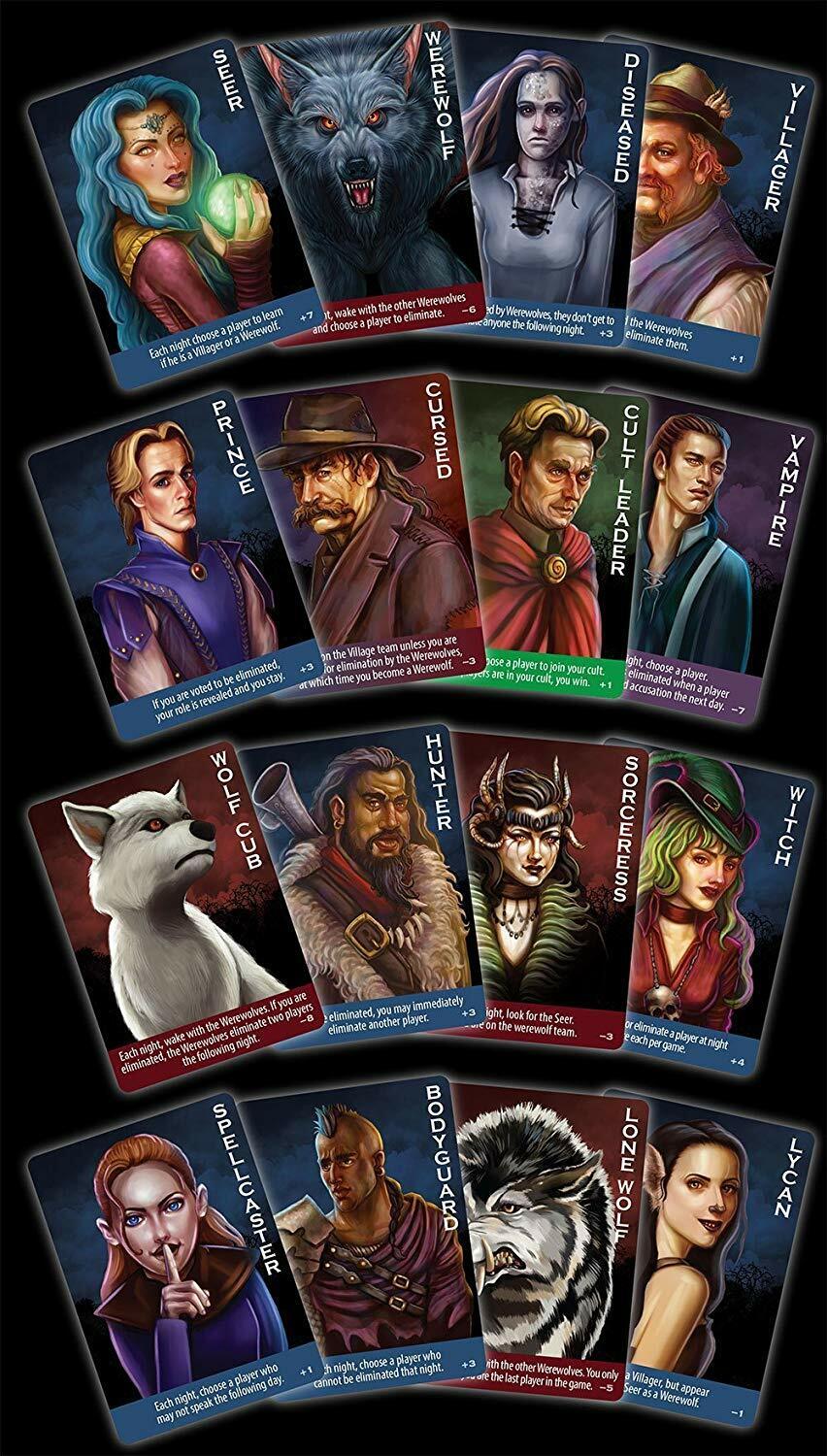 Bezier Games UWDXBEZ - купить настольная игра Bezier Games Ultimate Werewolf  Deluxe Edition на английском языке, цены в Москве на Мегамаркет