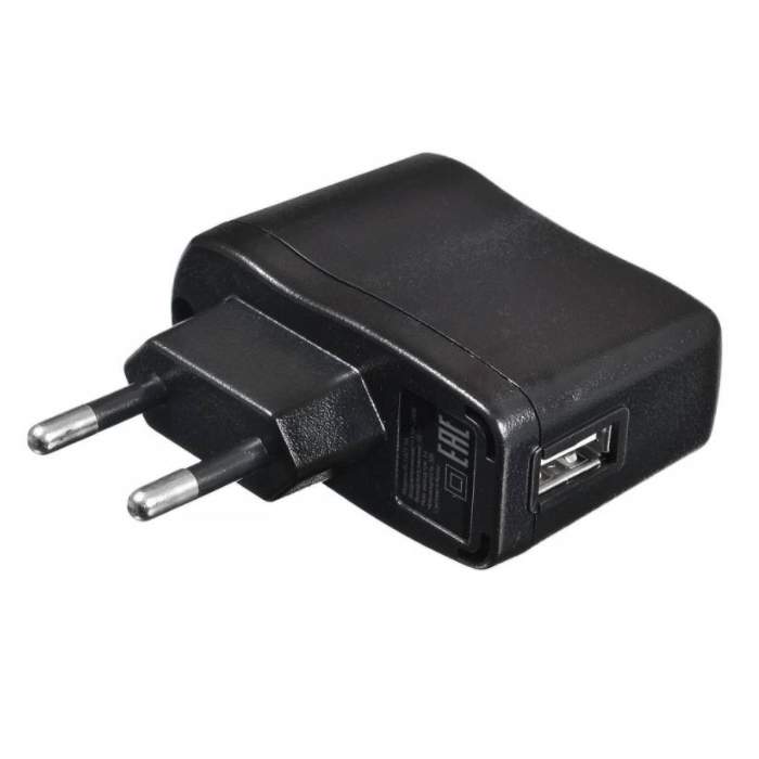 Сетевое зарядное устройство BURO XCJ-021, 1xUSB, 1 A, black - купить в Ситилинк, цена на Мегамаркет