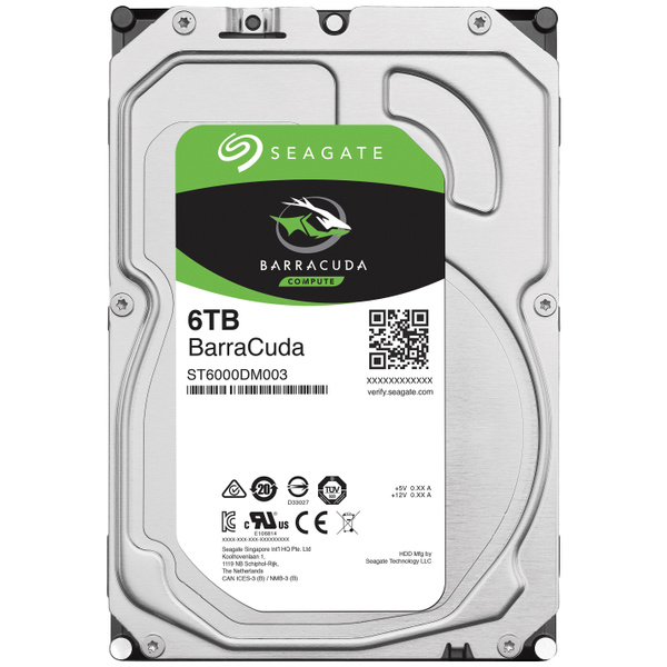 Жесткий диск Seagate BarraCuda 6ТБ (ST6000DM003) - купить в Sellsbery, цена на Мегамаркет