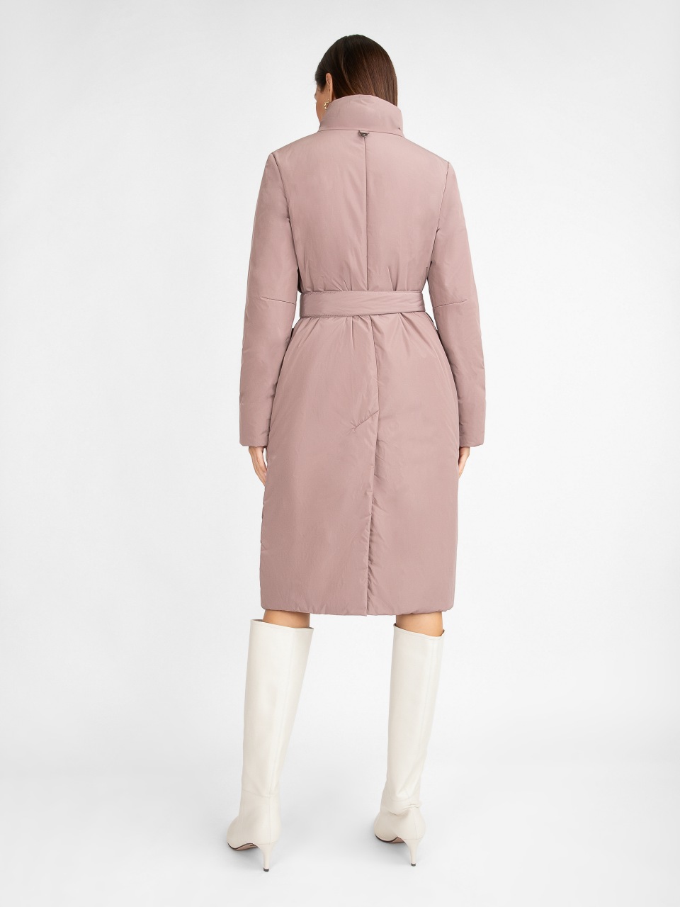 Пальто женское ElectraStyle 5У-2111-112 розовое 48 RU