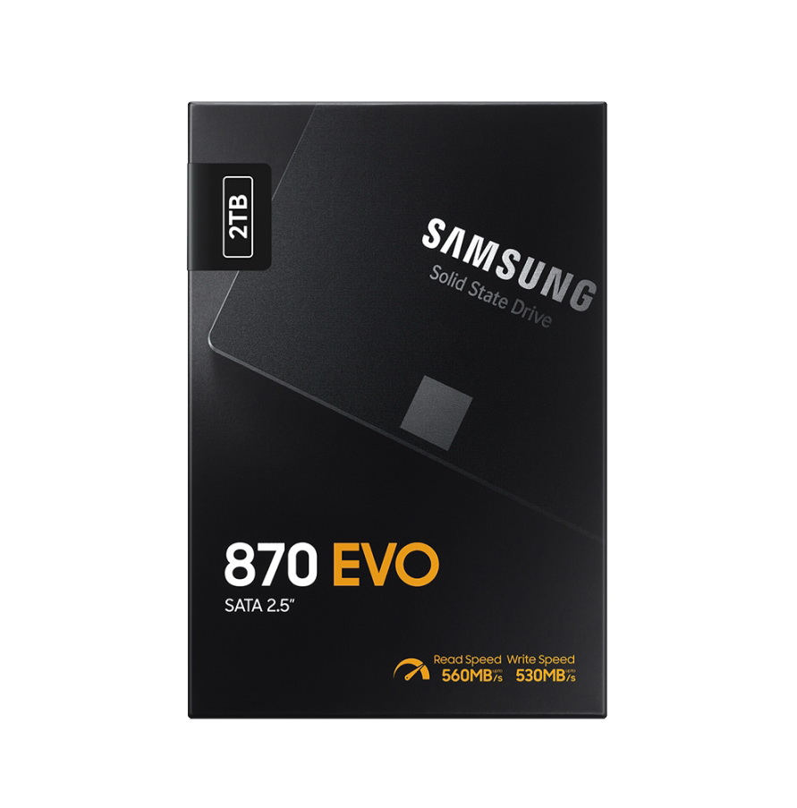 SSD диск Samsung 870 EVO 2ТБ (MZ-77E2T0BW)