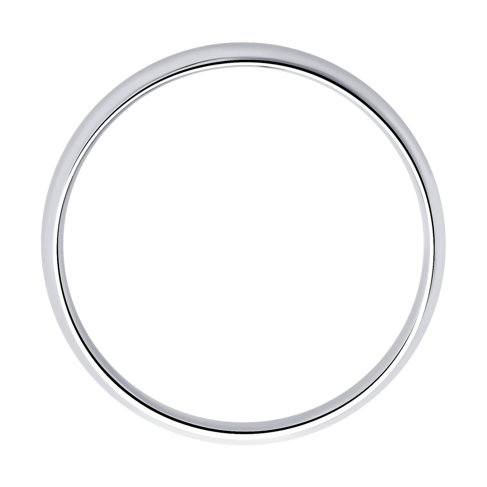 Кольцо обручальное из серебра р. 16 SOKOLOV 94110002