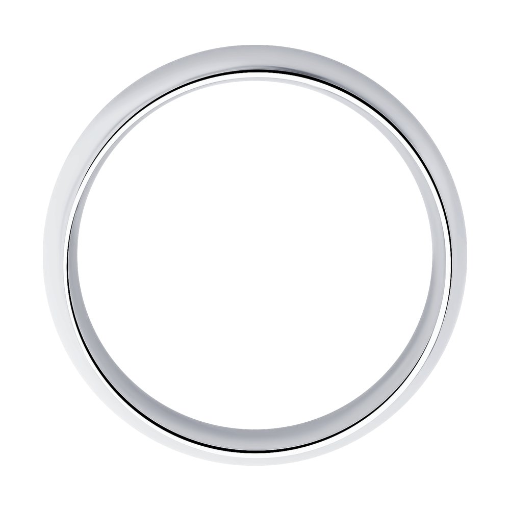 Кольцо обручальное из серебра р. 15.5 SOKOLOV 94110030