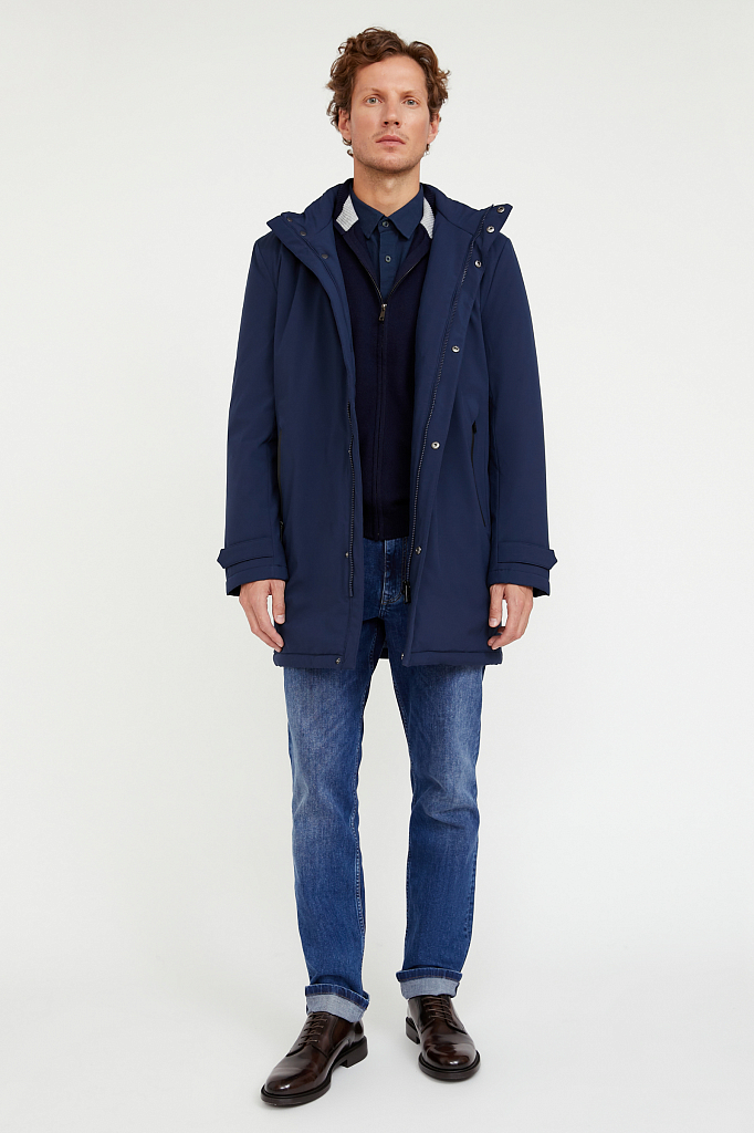 Куртка мужская Finn Flare A20-21007 синяя 48