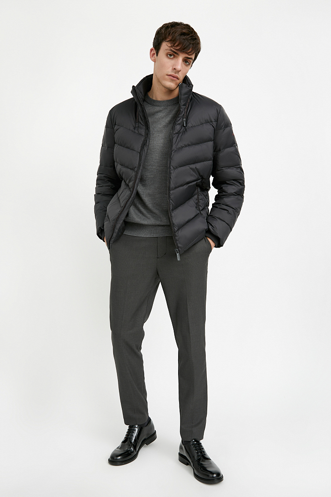 Куртка мужская Finn Flare A20-42015 черная 46