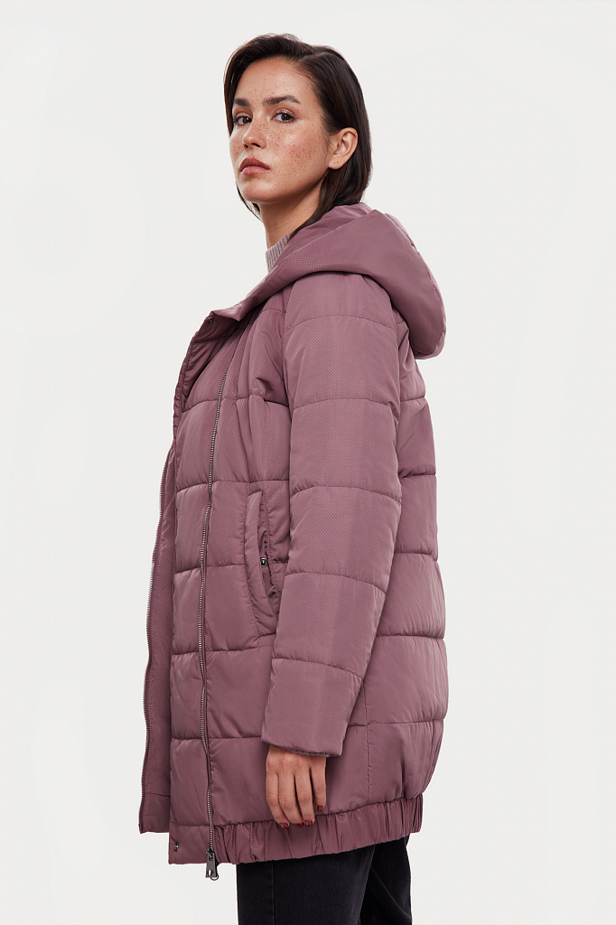 Куртка женская Finn Flare A20-11000 фиолетовая 42