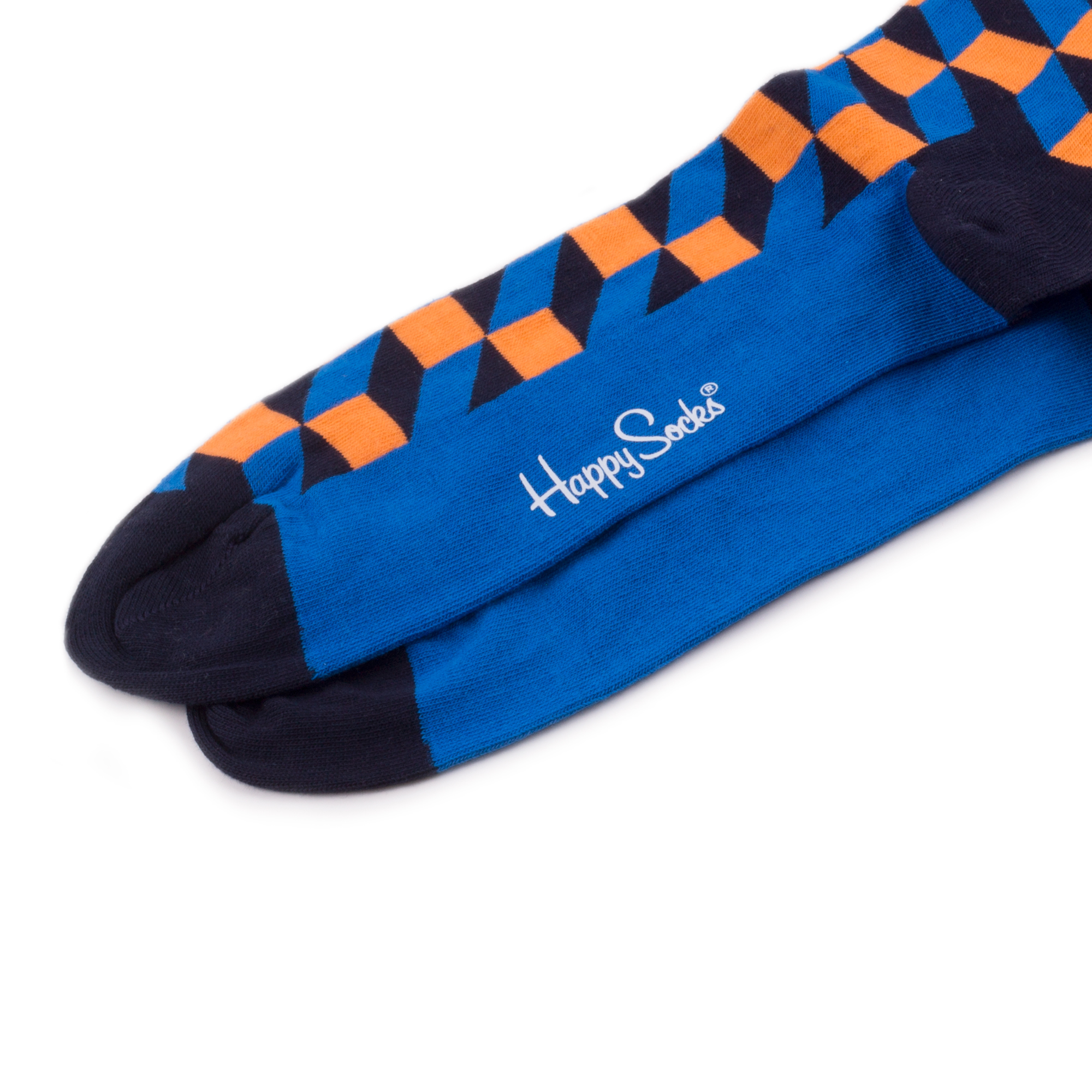 Носки Happy Socks Optic Square синие 36-40
