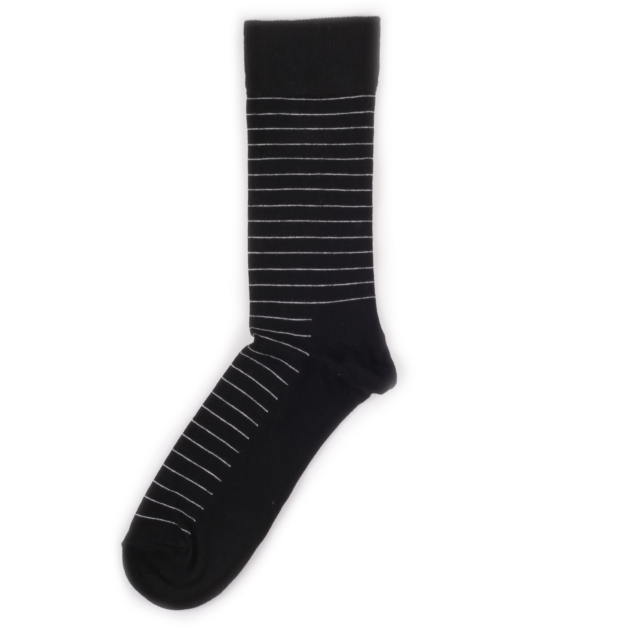 Носки Happy Socks Thin Stripe черные 41-46