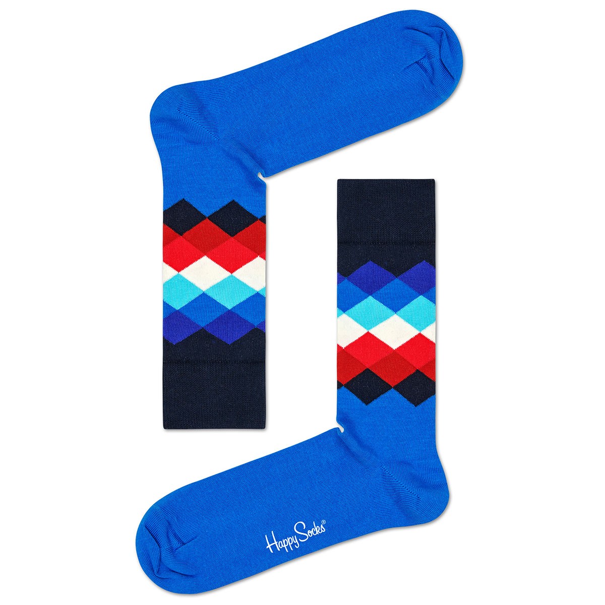 Подарочный набор носков унисекс Happy Socks 4 пары синий 41-46