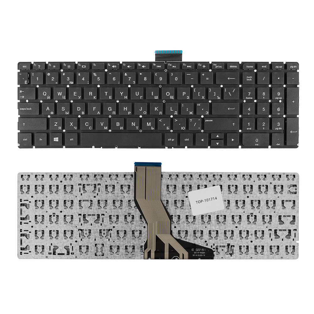 Клавиатура TopON для ноутбука HP Pavilion 15-ab, 15-ak, 5-z, 15-au, 15-ae, 17-g Series