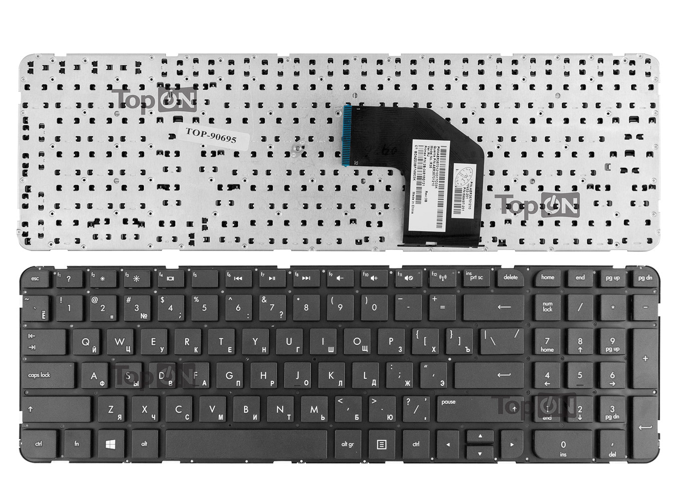 Клавиатура TopON для ноутбука HP Pavilion G6-2000, G6-2100, G6-2200 Series