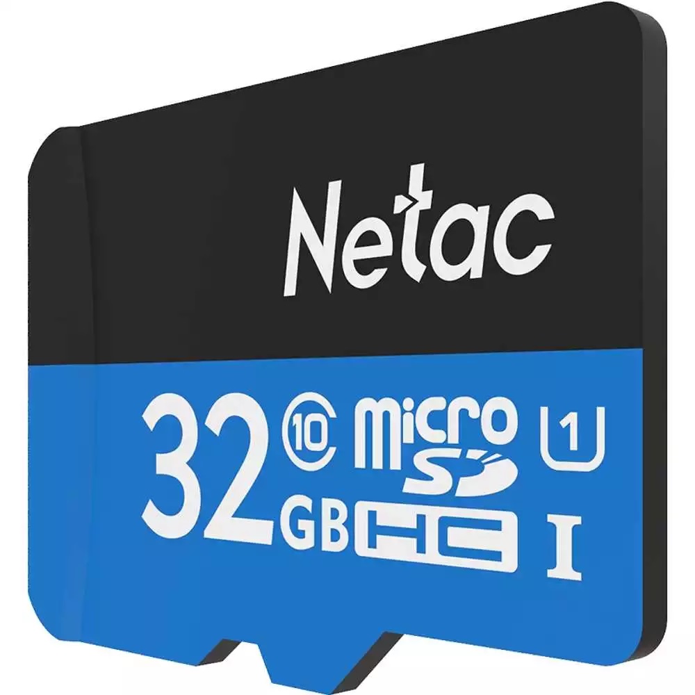 Карта памяти netac microsd card p500 standard 32gb retail version w sd adapter