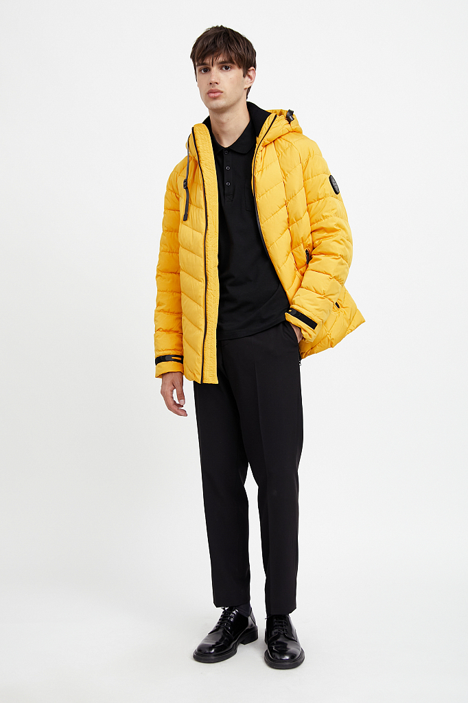 Куртка мужская Finn Flare A20-42000 желтая 50