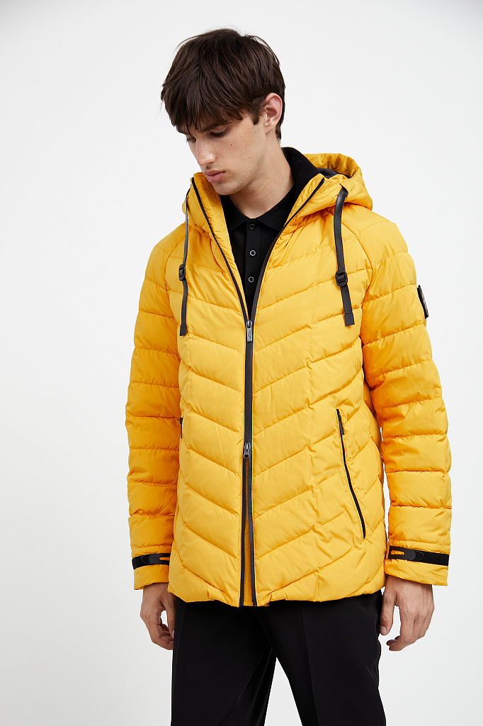Куртка мужская Finn Flare A20-42000 желтая 54