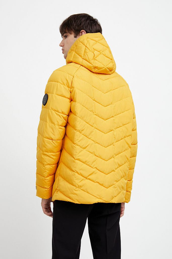 Куртка мужская Finn Flare A20-42000 желтая 54