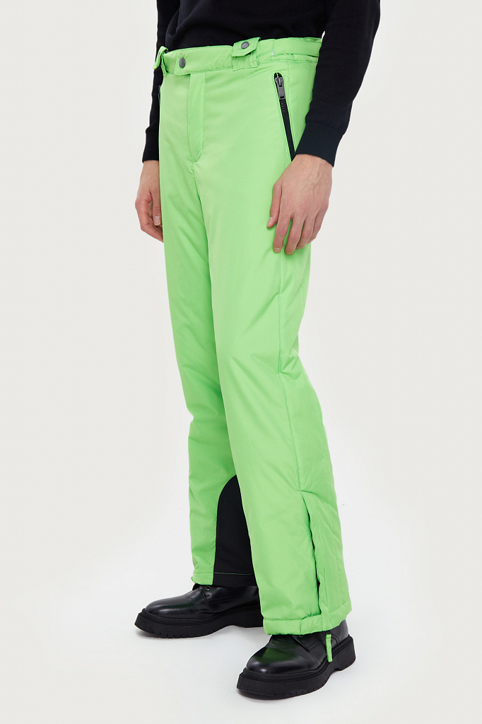 Спортивные брюки мужские Finn Flare W20-42016 зеленые 48 RU