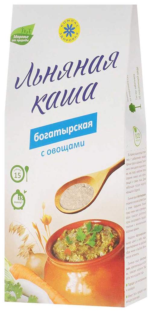 Каша льняная заварная компас здоровья