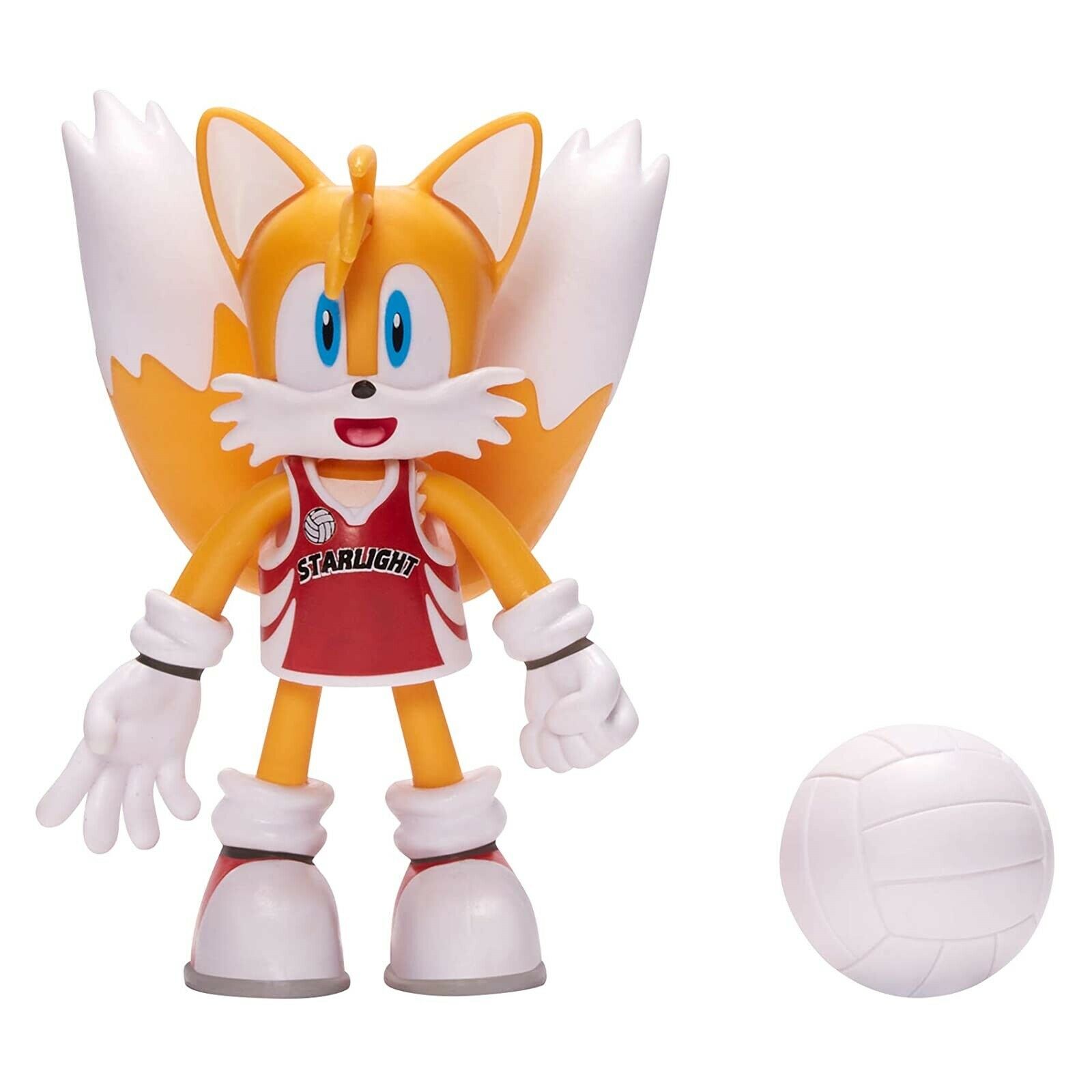 Купить подвижная фигурка Тейлз волейболист Sonic The Hedgehog 10 см Jakks  Pacific 22964, цены на Мегамаркет