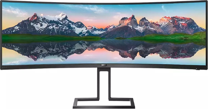 49" Монитор Philips 498P9/00 Black 60Hz 5120x1440 VA - купить в ООО "РМ-плюс", цена на Мегамаркет