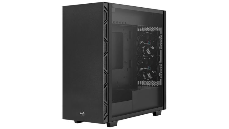 Корпус компьютерный AeroCool Flo Saturn (Flo Saturn FRGB-G-BK-v1) Black - купить в Мегамаркет ЕКБ-2 (со склада МегаМаркет), цена на Мегамаркет