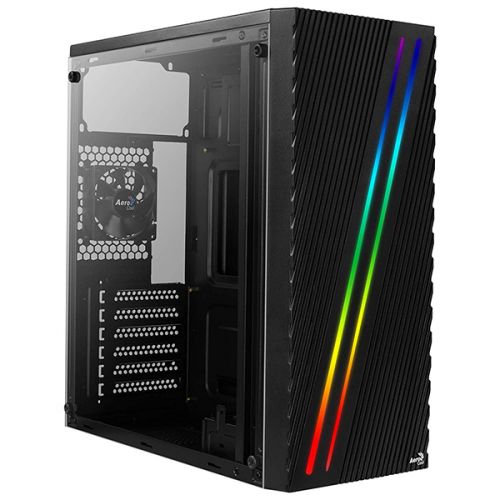 Корпус компьютерный AeroCool Streak-A-BK-v1 (ACCM-PV19012.11) Black - купить в Tehhouse, цена на Мегамаркет