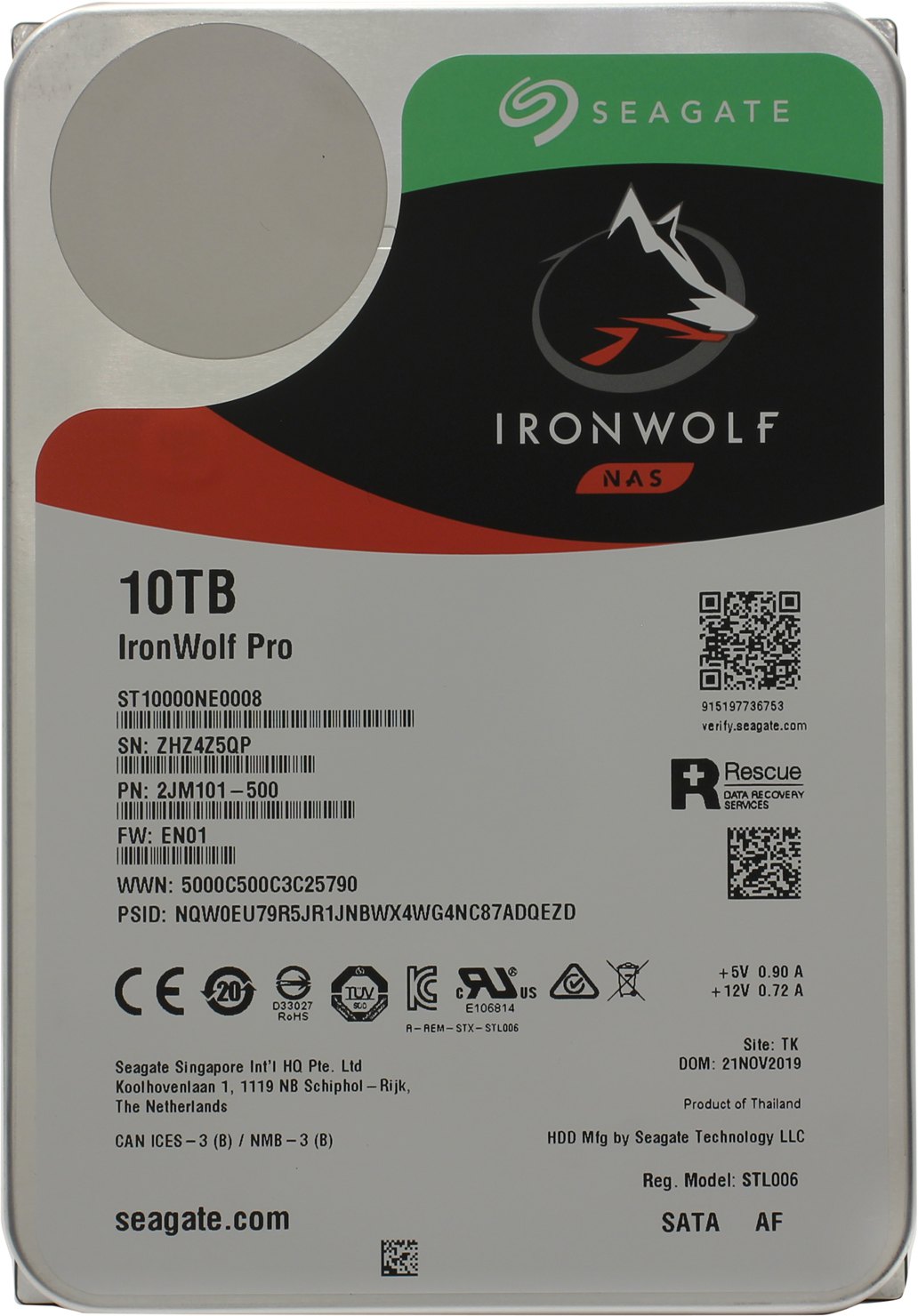 Жесткий диск Seagate IronWolf Pro 10ТБ (ST10000NE0008)