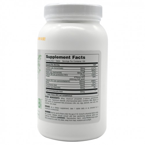 Universal Nutrition Vitamin B Complex - 100 таблеток