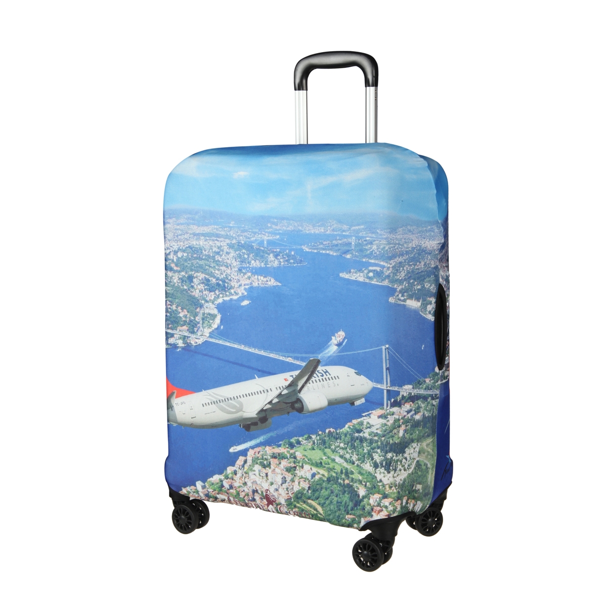 Чехол для чемодана Gianni Conti 9047 голубой, 83х60