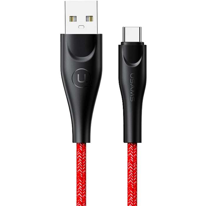 Кабель Usams SJ398 USB Type-C Red