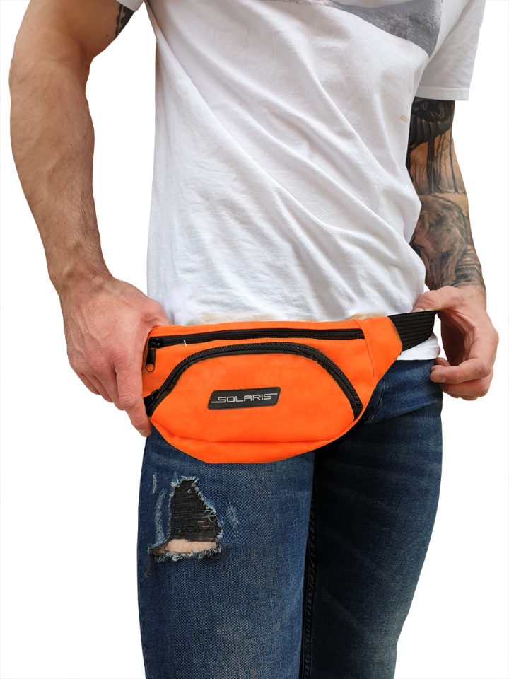 Поясная сумка мужская Solaris S5411, оранжевый