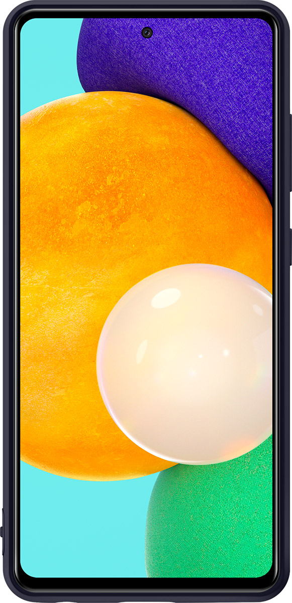 Чехол Samsung Silicone Cover для Galaxy A52 Black